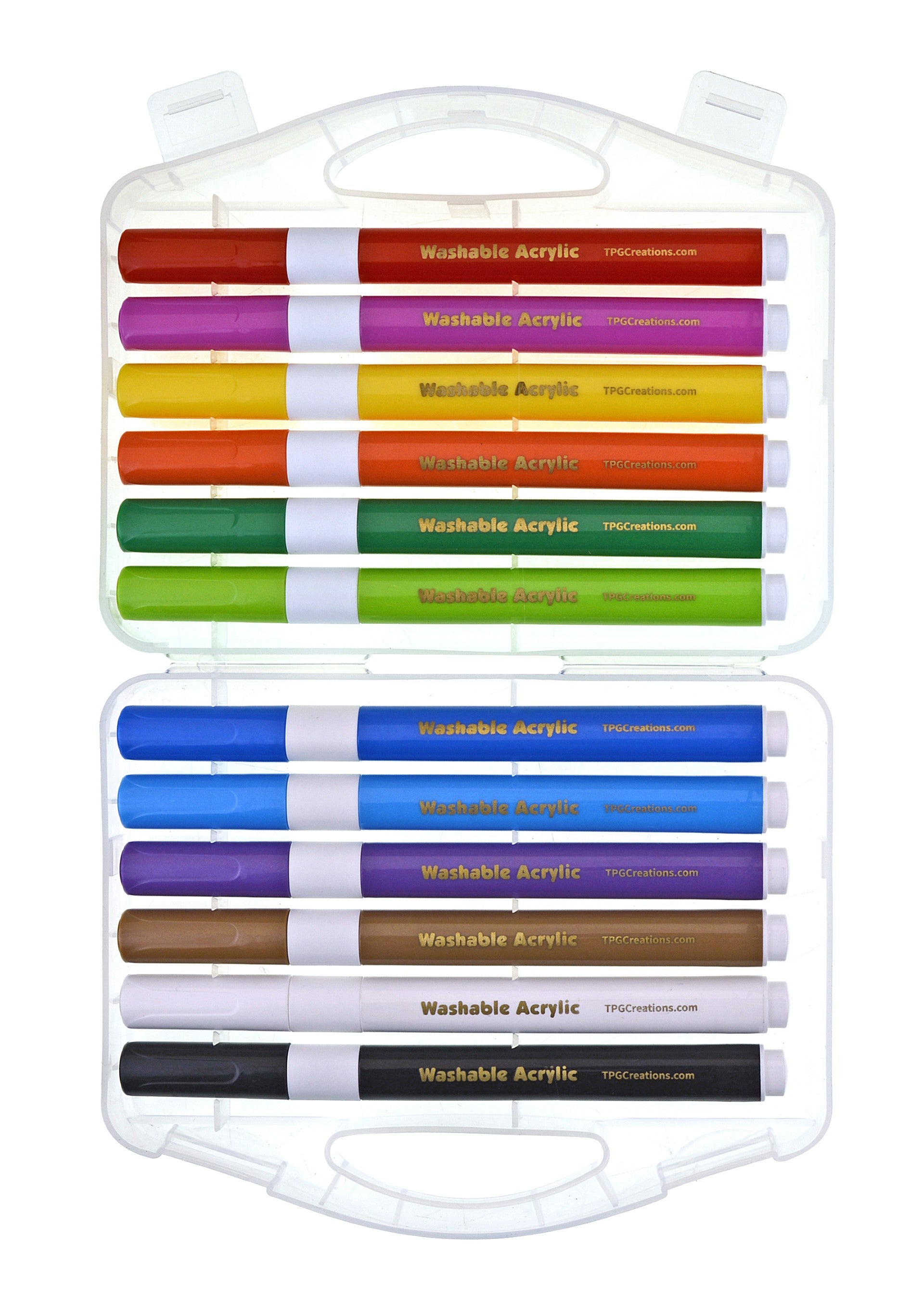 Washable Acrylic (12 pk)