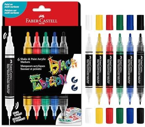 Black Edition Shake & Paint Markers - 6ct Classic