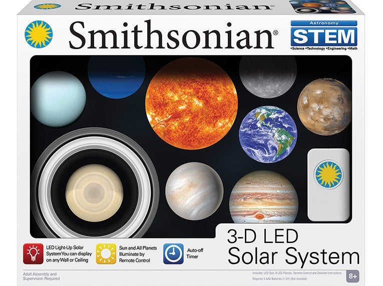 Smithsonian 15 LED 3D Solar System