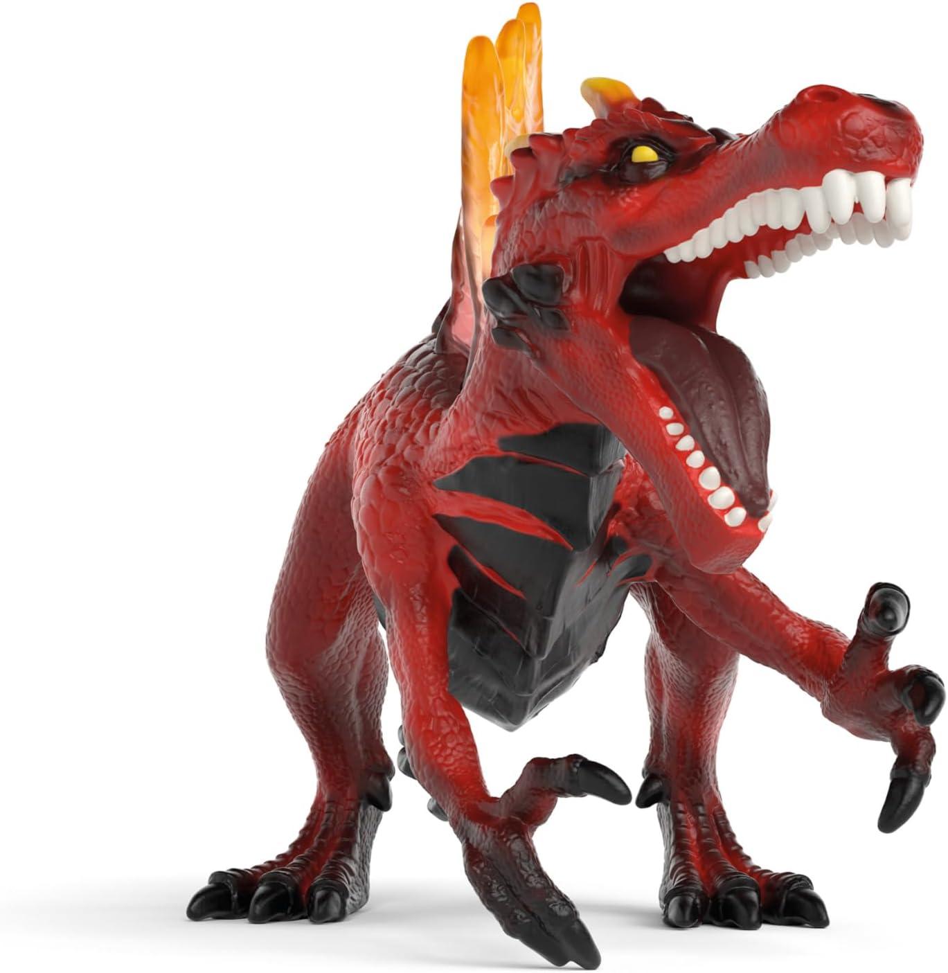 schleich Fire Saurian vs. Jungle Lizard